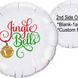 Jingle Bells, Christmas, Custom mylar balloon