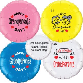 Happy Grandparents Day, Personalized Mylar balloon (1/2)